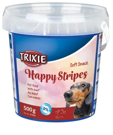 Ласощі Trixie Happy Stripes м'які для собак, з яловичиною, 500 г