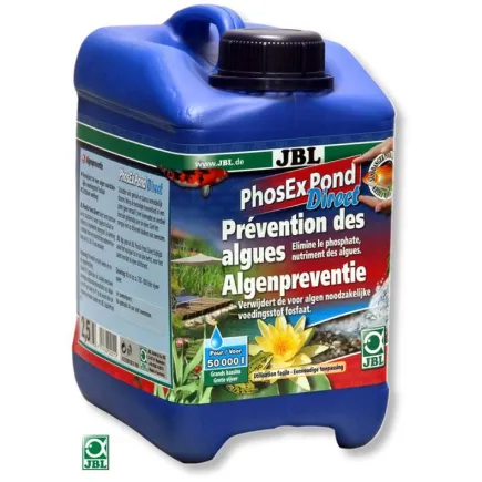 Засіб JBL PhosEx Pond Direct для усунення фосфатів з ставкової води, 2.5 л