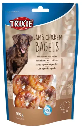 Ласощі Trixie Premio Lamb Chicken Bagles для собак, кільця ягня/курка, 100 г