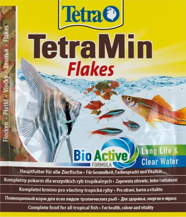 Корм Tetra Min Flakes для акваріумних рибок, 12 г (пластівці)