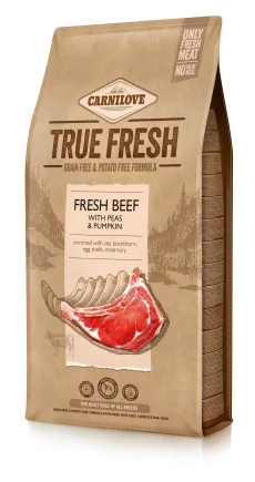 Сухий корм Carnilove True Fresh для дорослих собак всіх порід, з яловичиною, 11,4 кг