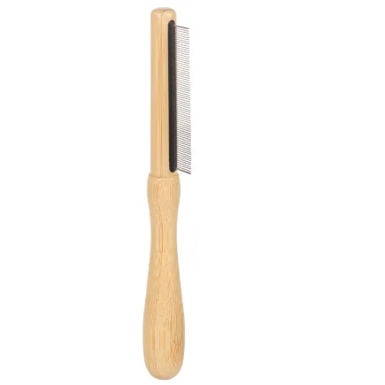 Flamingo Гребінець BAMBOO для вичісування бліх та гнид, зубів 69шт|21х3,5см