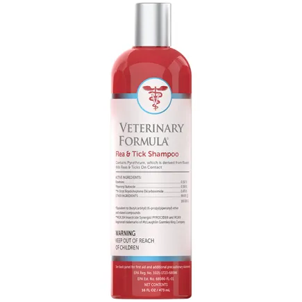 Veterinary Formula Advanced Flea&Tick Shampoo ВЕТЕРИНАРНА ФОРМУЛА ШАМПУНЬ ВІД БЛІХ І КЛІЩІВ для собак і котів 0,473 л