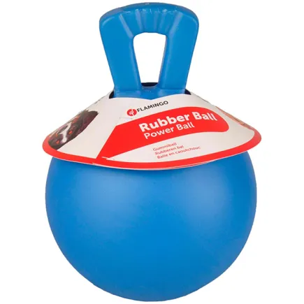 Flamingo Power Ball ФЛАМІНГО М’ЯЧ З РУЧКОЮ гумова іграшка для собак 16 см