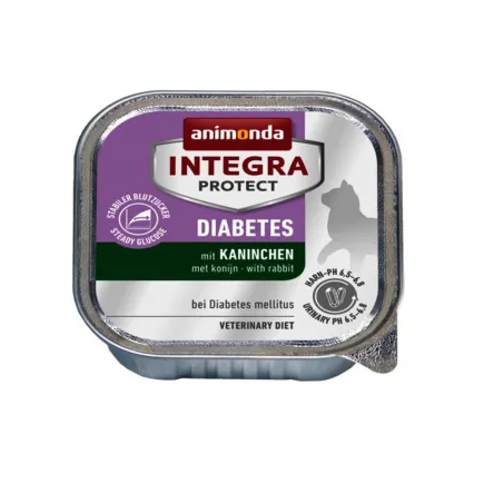 Корм вологий ветеринарний для котів Integra Protect Diabetes with Rabbit при діабеті, з кроликом, 100 г