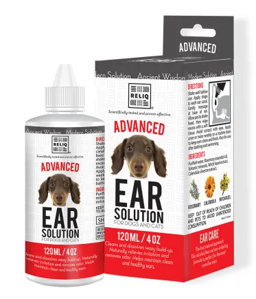 RELIQ Ear Solution Лосьйон для догляду за вухами собак і котів 120 мл