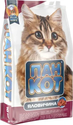 Сухий корм Пан Кіт Яловичина 10 кг