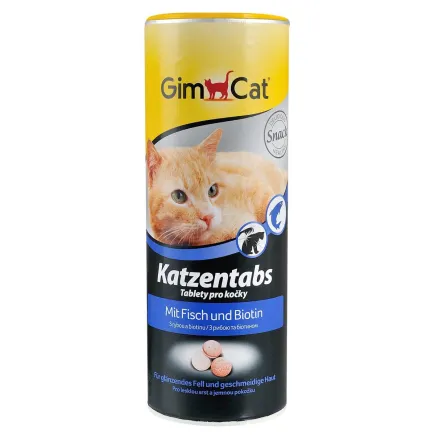 Вітаміни GimCat Katzentabs для котів, таблетки з рибою, 425 г