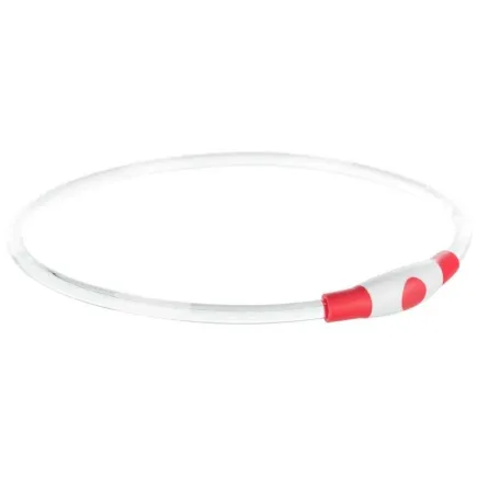 Trixie Flash USB Нашийник, що світиться, S-M 40см/8 мм, червоний (TX-12662)