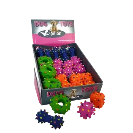 Papillon latex hedgehod toys Іграшка ''Їжачки'' з латексу для собак 8см