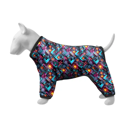 Вітровка для собак WAUDOG Clothes, малюнок "Нескінченні світи", S30, В 57-59 см, С 44-46 см