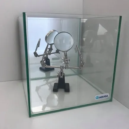 Акваріум Aqvida light box з дзеркальною задньою стінкою 22x22x22 см 4мм (10л)