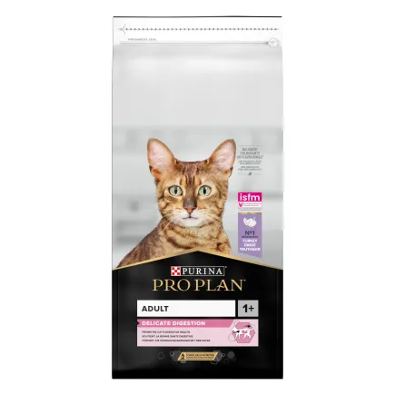 Сухий корм PRO PLAN Adult 1+ Delicate Digestion для дорослих котів з чутливою травною системою з індичкою 14 кг