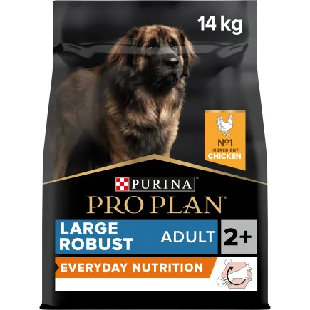 Сухий корм PRO PLAN Large Robust Adult 2+ Everyday Nutrion для дорослих собак великих порід масивної статури з куркою 14 кг
