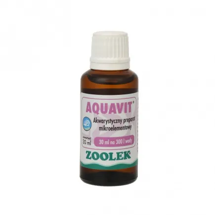 Мікроелементна добавка Zoolek Aquavit 30 мл (0111) для акваріума з 13 біоелементами