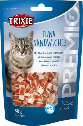 Ласощі Trixie Premio Tuna Sandwiches для котів, тунець з куркою, 50 г