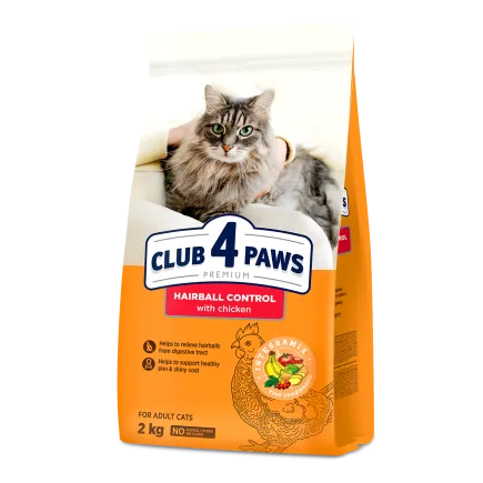 С4Р Premium сух виведення шерсті коти, 2 кг
