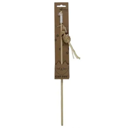 Іграшка Papillon Cat toy "Вудка з мишкою із сизалю" для котів, 40/5 см