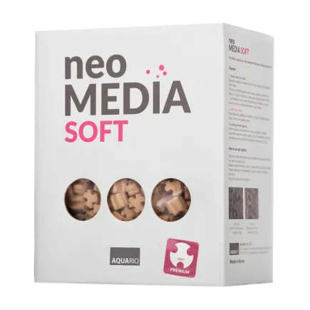 Наповнювач для біофільтрації зі зниженням pH Aquario Neo Media Soft XL 5л