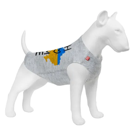Майка для собак WAUDOG Clothes малюнок "Дім", XS22, B 30-35 см, С 19-24 см