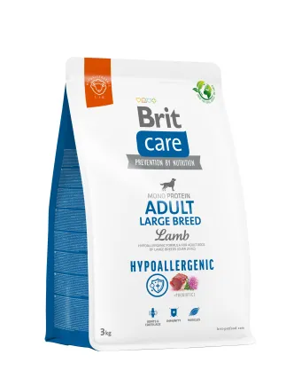 Сухий корм Brit Care Dog Hypoallergenic Adult Large Breed для собак великих порід, гіпоалергенний з ягням, 3 кг