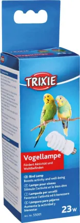 Лампа Trixie для декоративних птахів, що живуть в приміщенні, повного УФ-спектра, 23Вт, E27