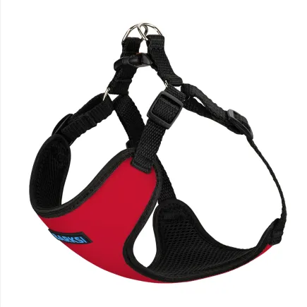 Шлея для Собак Дрібних Порід Barksi Sport Неопрен 3D Сітка Червона S