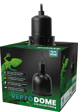 REPTO DOME E27 FITTING 14CM BLACK (R2300010) світильник для тераріума