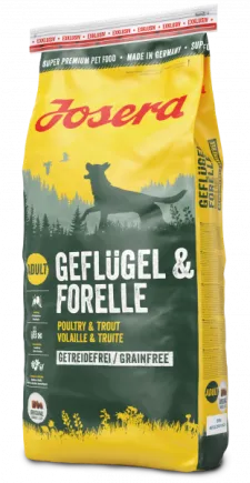 Корм для собак Josera GEFLUGEL&FORELLE 0,9 кг