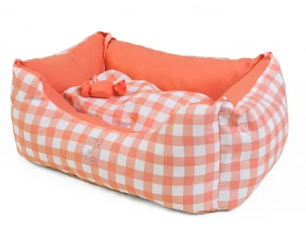 Лежанка Zoom Zoom Zoo Twist коралова клітина, кораловий, розмір 2, 52х35х25 см