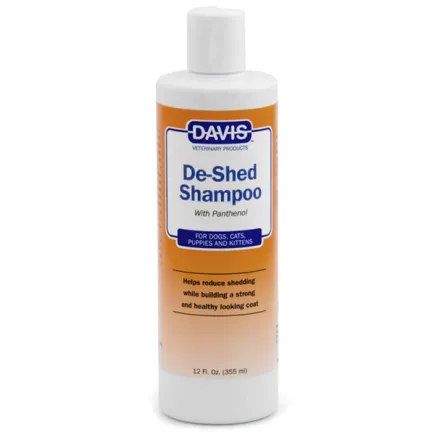 Davis De-Shed Shampoo ДЕВІС ПОЛЕГШЕННЯ ЛИНЬКИ шампунь для собак і котів, концентрат 0,355 л