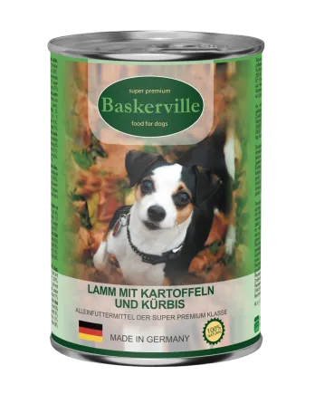 Baskerville Консерви для собак. Баранина з картоплею та гарбузом 400 г