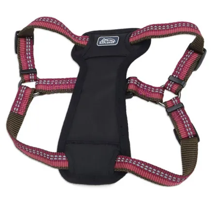 Coastal K9 Explorer Harness КОСТАЛ К9 ЕКСПЛОРЕР світловідбивна шлея з нагрудником для собак 2.3-4.5кг Малиновий