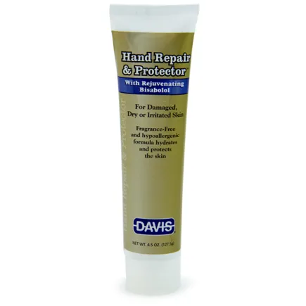 Davis Hand Repair & Protector ДЕВІС ВІДНОВЛЕННЯ ТА ЗАХИСТ крем для рук з бісабололом для грумерів та ветеринарів 0,128 л