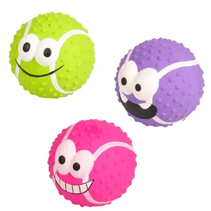 Flamingo Laughing Ball ФЛАМІНГО ВЕСЕЛИЙ М’ЯЧ латексна іграшка з пищалкою для собак диаметр 7 см
