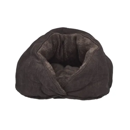 Лежак AnimAll Alice S спальне місце для собак і котів, коричневий, 43х28х43 (5448)