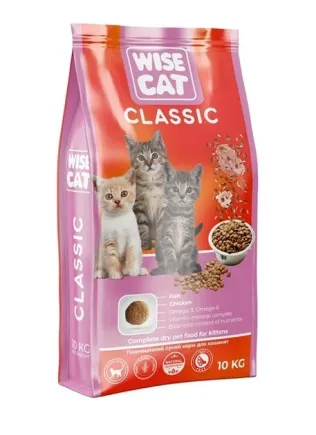 Сухий корм для кішок Wise Cat Classic 10 кг