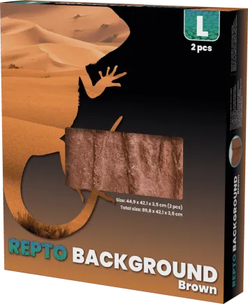REPTO BACKGROUND BROWN 91X46X46 (R1100730) задній фон для тераріуму