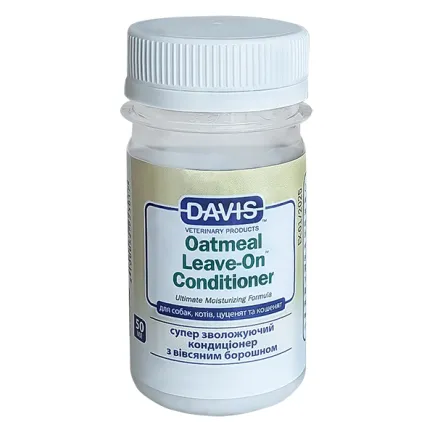 Davis Oatmeal Leave-On Conditioner ДЕВІС ВІВСЯНЕ БОРОШНО суперзволожувальний кондиціонер для собак і котів, концентрат 0,05 л
