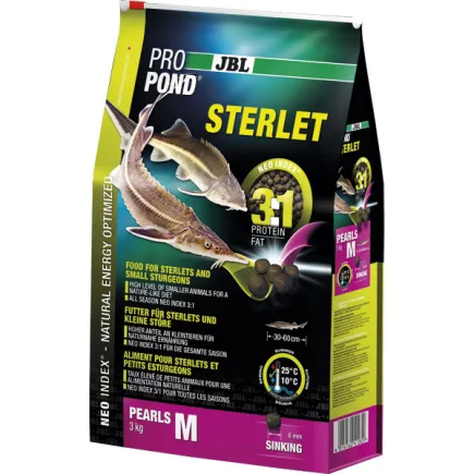 JBL (ДжБЛ) ProPond Sterlet корм для стерляді та осетрових M, 6.0кг.