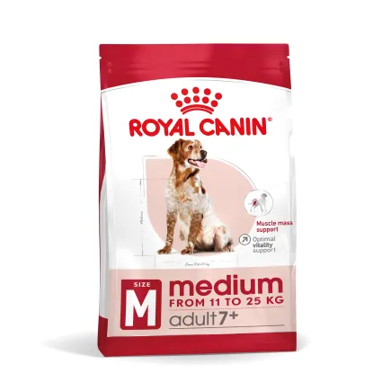 Сухий корм Royal Canin MEDIUM ADULT 7+ для собак зрілого віку середніх порід 4 кг