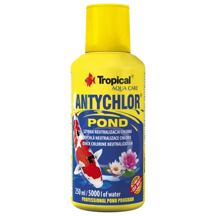 Tropical Antychlor Pond - засіб Тропікал для нейтралізації хлору у воді для декоративних ставків
