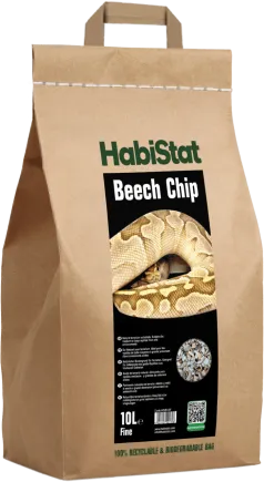 HABISTAT BEECH CHIP SUBSTRATE COARSE 10 LITRES (R4100010) субстрат для тераріума