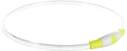 Trixie Flash USB Нашийник, що світиться S–M: 40см/8мм зелений