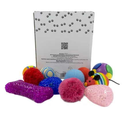 TM AnimAll Fun Cat, VP024 Набір-коробка іграшок для котів- 30 шт.