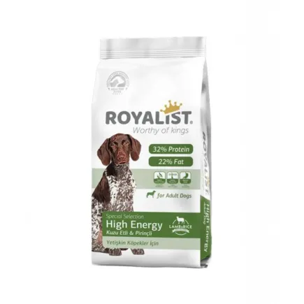 Royalist High Energy з бараниною та рисом для дорослих собак 15 кг
