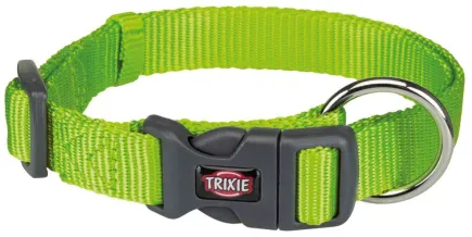 Нашийник Trixie Premium для собак, нейлон, XS–S: 22–35 см/10 мм, яскраво-зелений