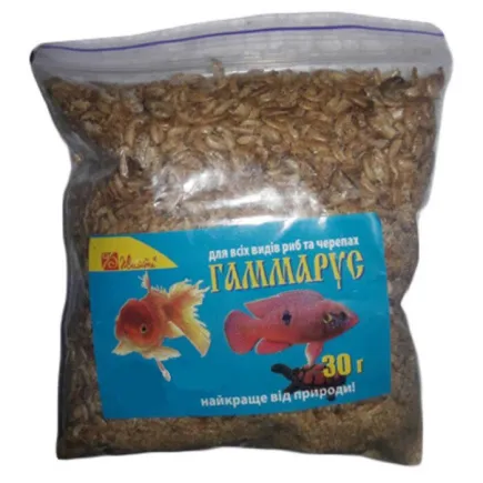 Гамарус 30 г для риб економ-пакет Життя