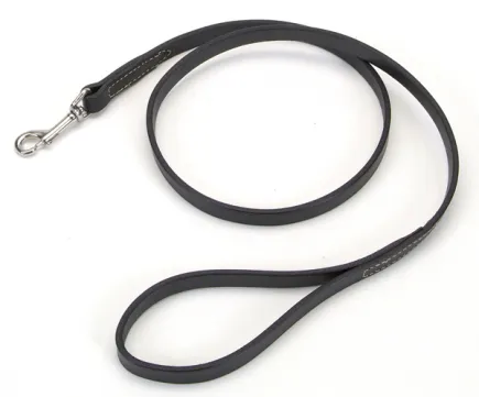 Coastal Circle-T Dog Leash КОСТАЛ СЕРКЛ-Т шкіряний повідець для собак, 2смХ1.2м Чорний