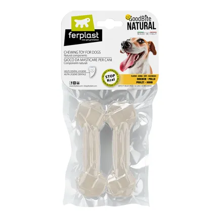 Ferplast GOODB NAT CHICK BONE M 70g x2 Жувальна іграшка д/собак